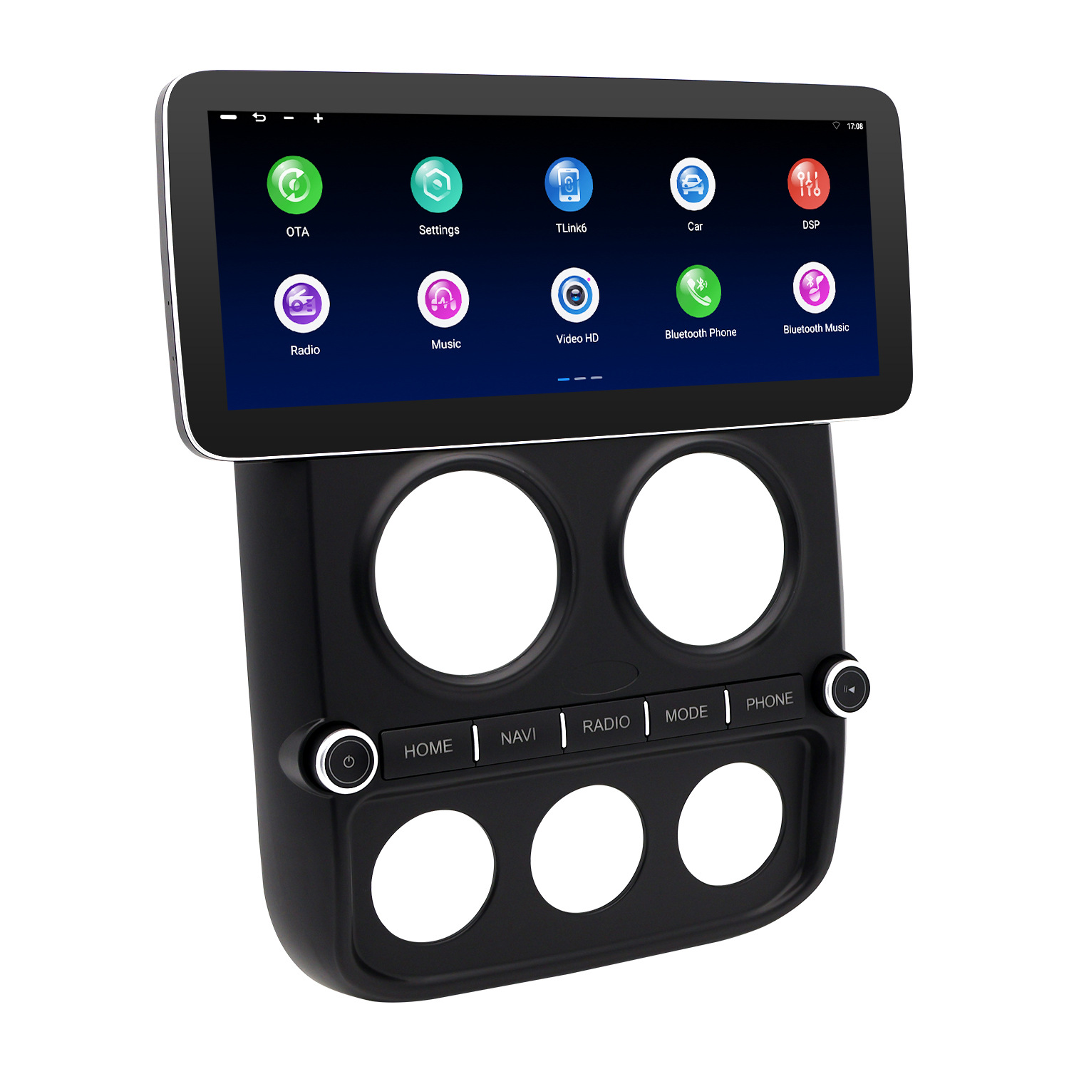 Adecuado para Jeep Guide 10-16 años, pantalla grande de 12,3 pulgadas, navegación para automóvil, máquina todo en uno de navegación para automóvil Android