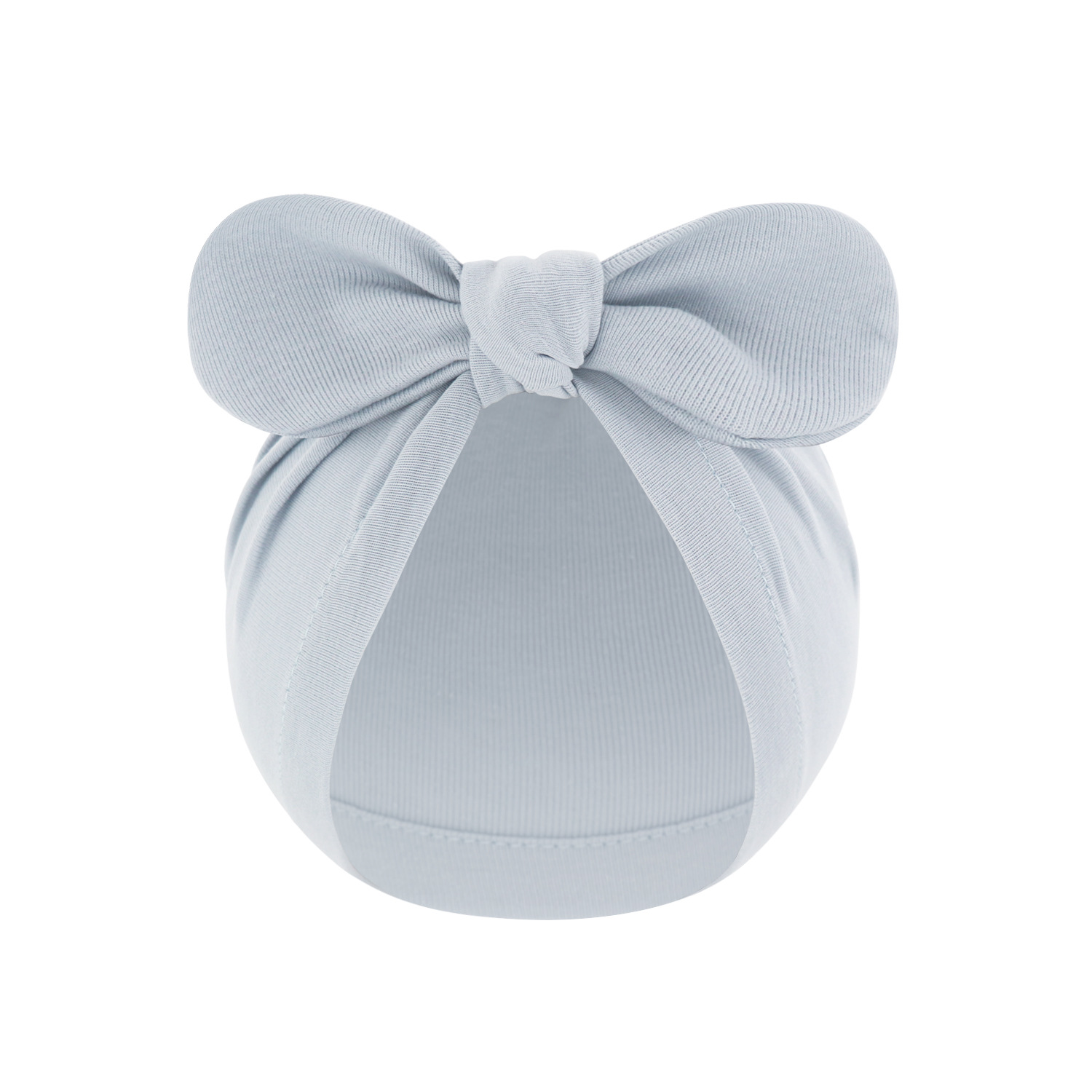 Newborn Rabbit Ear Pullover Hat, Soft Knotted Baby Hat For Spring_voghion.com