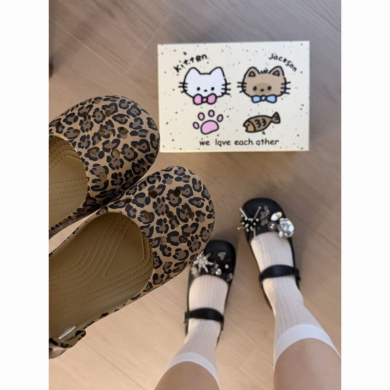 Summer New Style Mary Jane Ballet Clogs with a Soft, Squishy Feel, Non-Slip Closed-Toe Soft-Soled Flat Nurse Sandals for Women