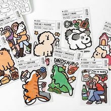 Infeel.Me贴纸 陪你可爱系列卡通简笔行李箱手帐手机壳装饰素材贴