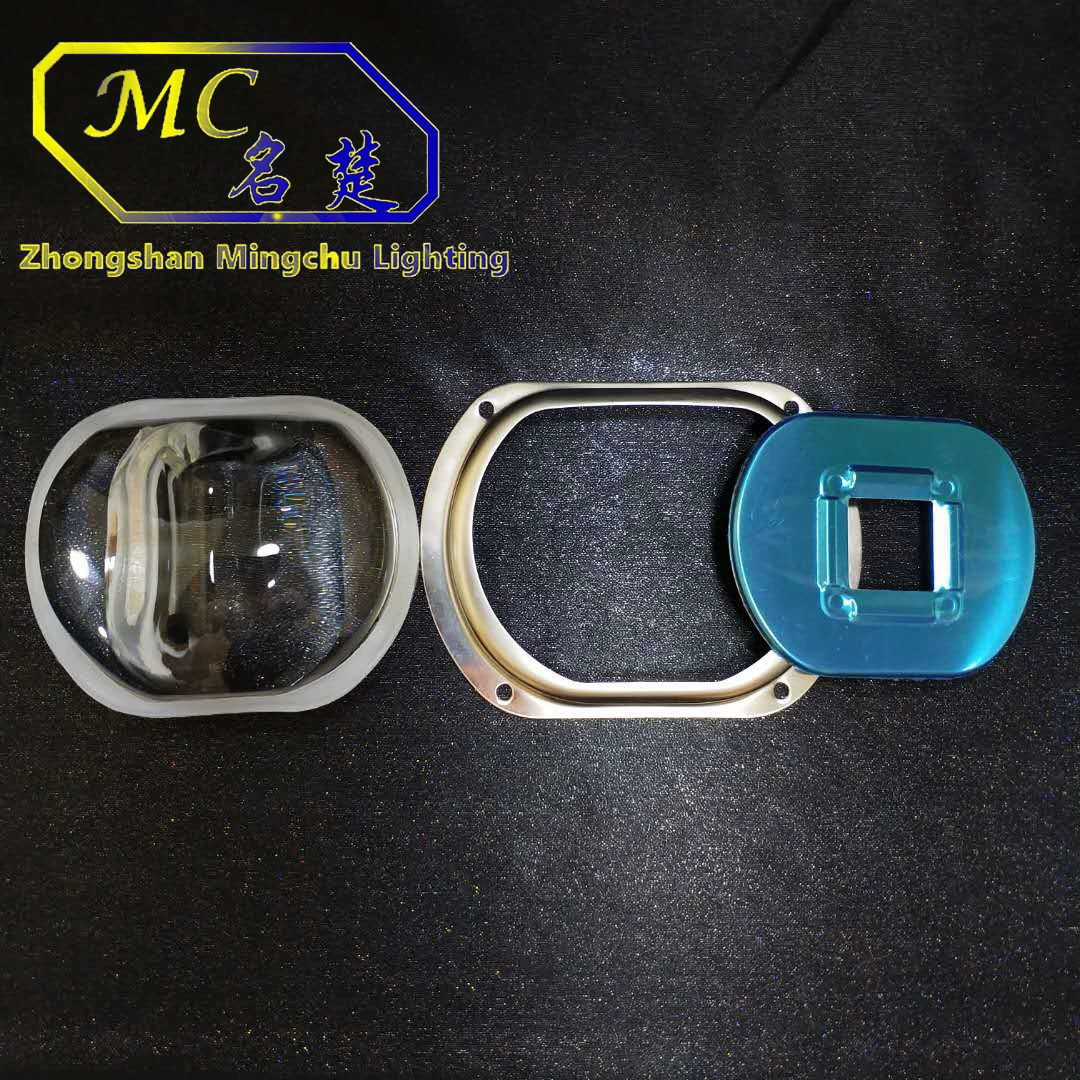 107, объектив солнечного фонаря с мечом, аксессуары для уличных фонарей, мощный, большой угол, прожектор, линза, уличный оптический набор из четырех предметов