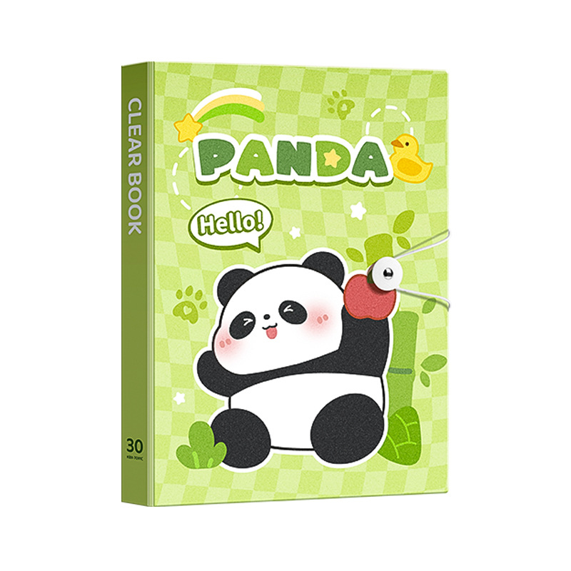 A4 multi-capa carpeta estudiante prueba papel transparente dibujos animados órgano bolsa negocio oficina archivo carpeta papelería almacenamiento artefacto