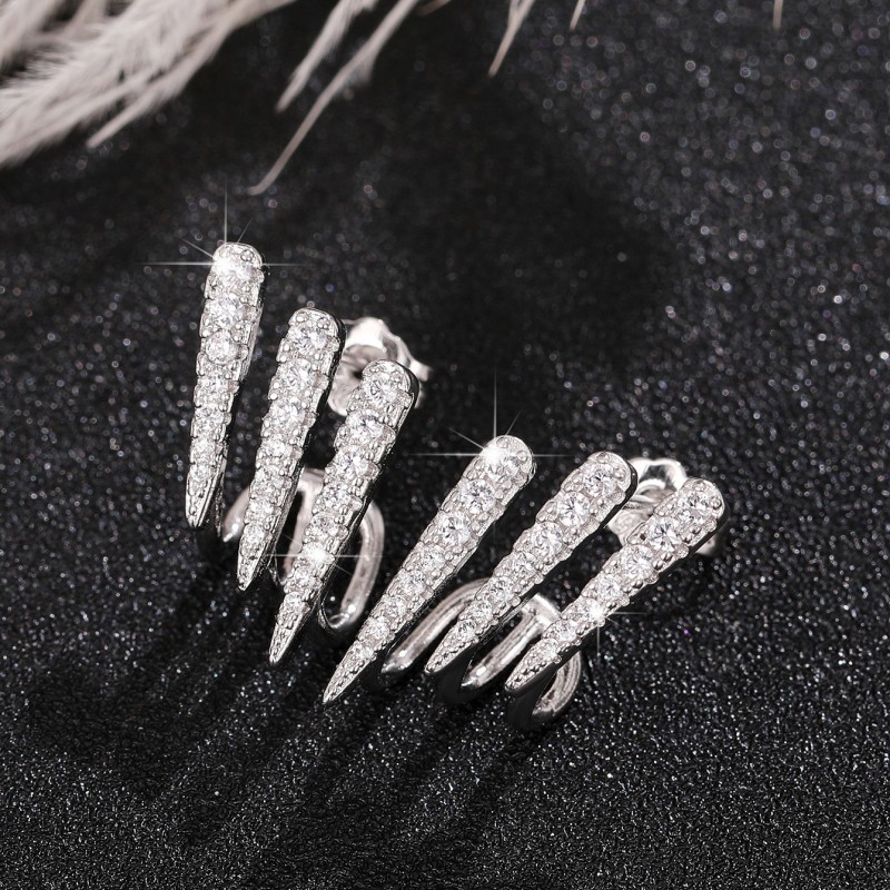 Unique Ear Studs For Women Elegant Minimalist Drop Earrings Autumn_voghion.com