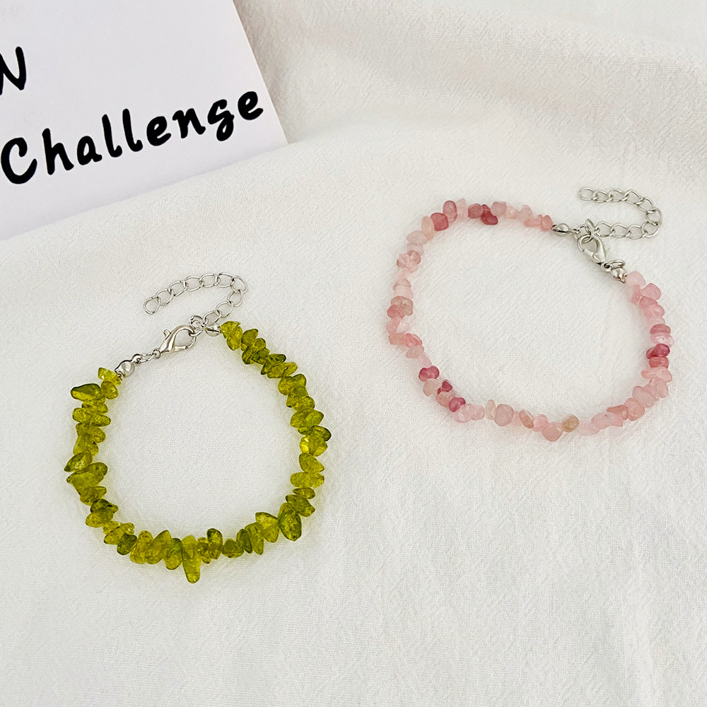 Vacation Geometric natural stone Tassel Bracelets