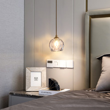 北歐創意個性卧室床頭小吊燈現代簡約餐廳吧台單頭網紅玄關過道燈