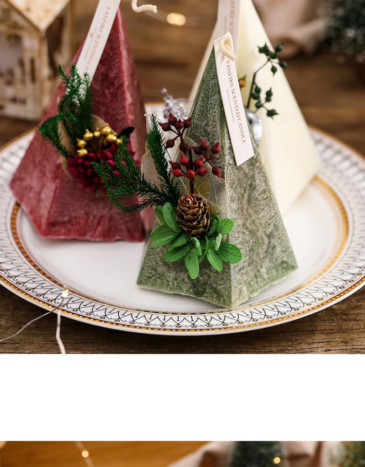 Candle Home Textiles & Decor Type Christmas Simple Style Pine Cones Cotton Thread Wax Holiday Daily