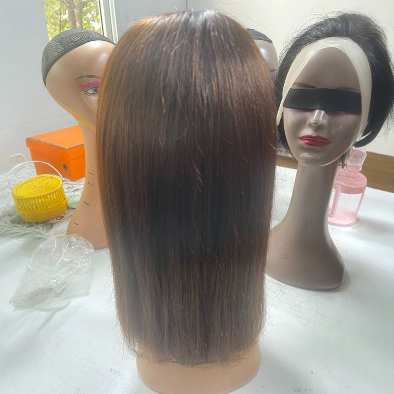Lace Front Wig Amazon Bob Hair 13X4 Human Hair Wig Short Straight Hair Full Head Wig Hot-Selling Bestseller