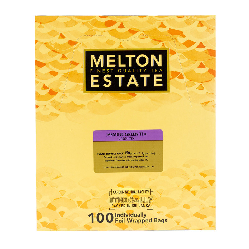 Dilmah Meidun Tea Garden Jasmine Green Tea 100 bags/box, imported from Sri Lanka, individually wrapped in tin foil tea bags Dilmah Meidun Tea Garden Jasmine Green Tea 100 bags/box, imported from Sri Lanka, individually wrapped in tin foil tea bags