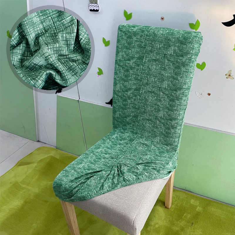 Cubierta de la silla elástica cubierta de la silla integrada familiar cubierta de la silla de comedor moderna simple cubierta de los palillos de Navidad