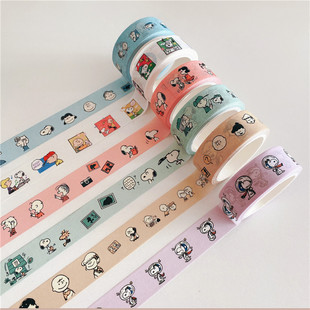 [5 m] ins same cartoon cute stickers and paper tape shredded hand account cartoon cute tearable tape