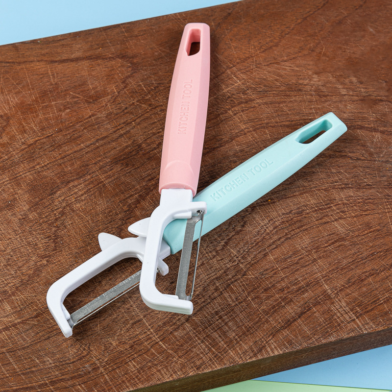 Household Peeler Kitchen Knife for Potatoes Vegetables Fruits Stainless Steel Multi-functional Peeler Scraper Apple Vegetable Paring Tool