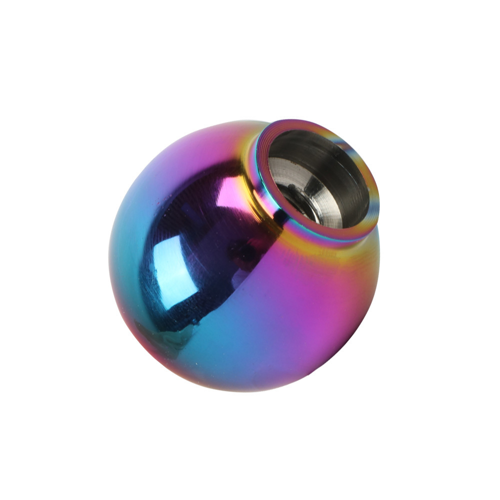 Cross-Border Hot-Selling Stainless Steel Large and Small Grilled Blue Colorful Wiper Balls Car Modified Wiper Balls Universal Auto Parts Decoration