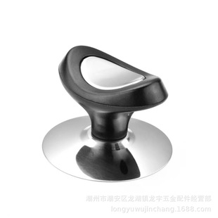 Factory stainless steel lid button top bead pot cap handle one yuan two yuan stall goods pot lid handle plastic top bead