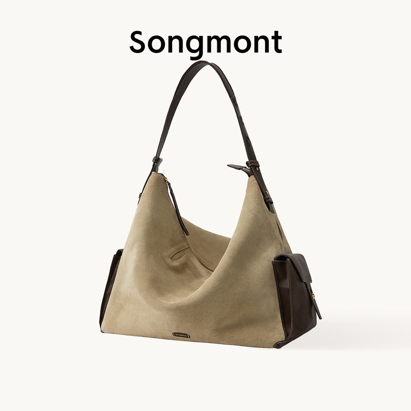 【蒋奇明同款】Songmont山下有松循迹旅行hobo包大容量斜挎电脑包|undefined