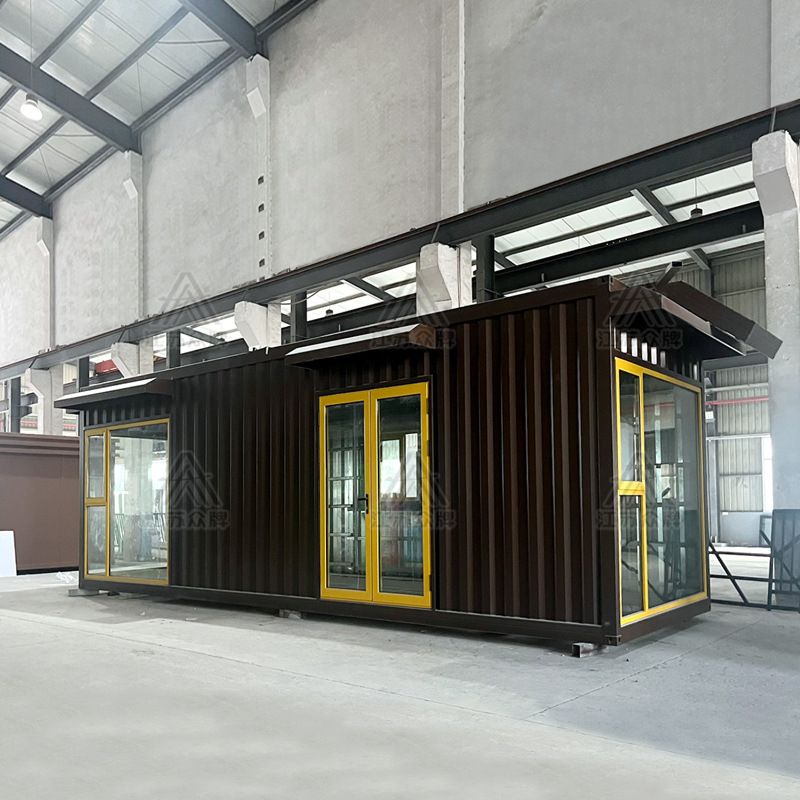 Contenedor casa móvil proyecto residencial oficina sitio de construcción simple sala de juntas móvil temporal casa de huéspedes al aire libre