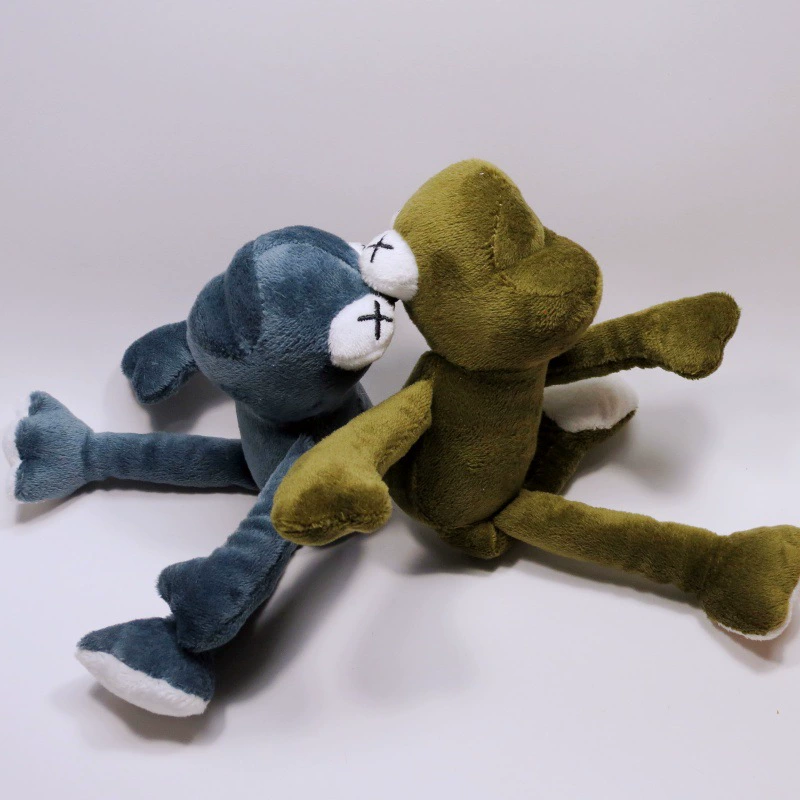 Уродливая милая улица Сезам Длинноногая лягушка плюшевая маленькая подвеска милая лягушка сумка одежда кукла спот оптом