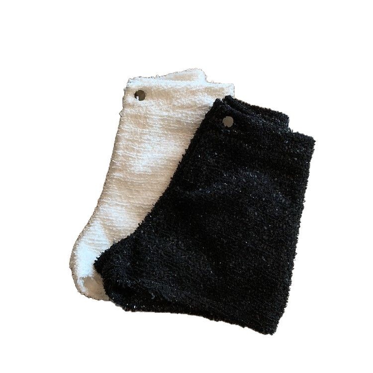 150の小さい背の粗い花のショートパンツの女性の秋冬のタイプの高い腰のa字の広い足のxsは高い靴のズボンの気質を現して組み合わせを着ます。