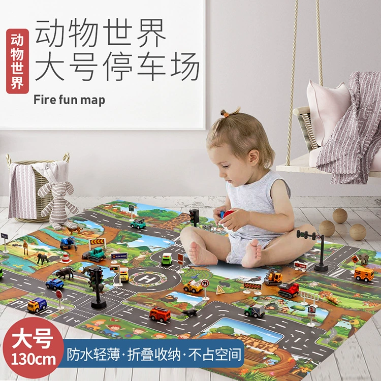 Игрушка, парковка, игровая маты в помещении, коврик