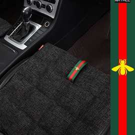 夏季通用四季荞麦壳亚麻汽车坐垫纯棉座垫单片车垫主驾驶座椅座套