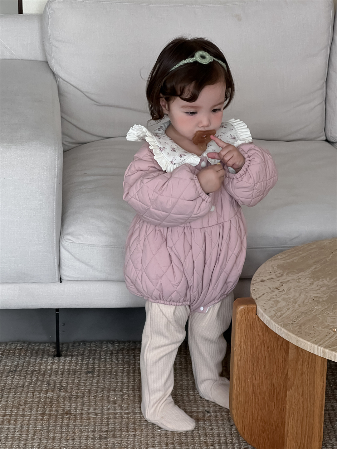 Ropa de invierno para bebés gruesa ropa de escalada ropa infantil coreana ropa de invierno para bebés más camiseta de terciopelo ropa de invierno niñas
