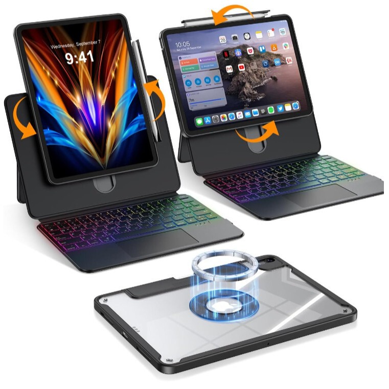 Suitable for iPad Pro 13 Inch M5/M4 2025/2024 Magic Keyboard Tablet Protective Case Suitable for iPad Pro 13 Inch M5/M4 2025/2024 Magic Keyboard Tablet Protective Case