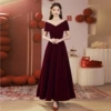 Burgundy, long