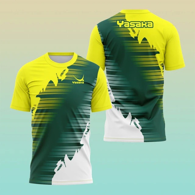 Deportes para hombres suelta transpirable manga corta cuello redondo camiseta spot 2025 venta caliente moda impresión digital 3D