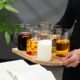 High Borosilicate Heat Resistant Glass Colored Water Cup Men's and Women's Tea Cup Water Cup Large Capacity Household Milk Cup Fruit Juice Cup Jane