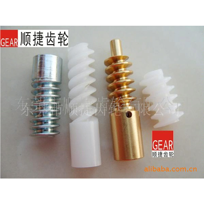供应塑料猪肠牙蜗杆 塑料蜗