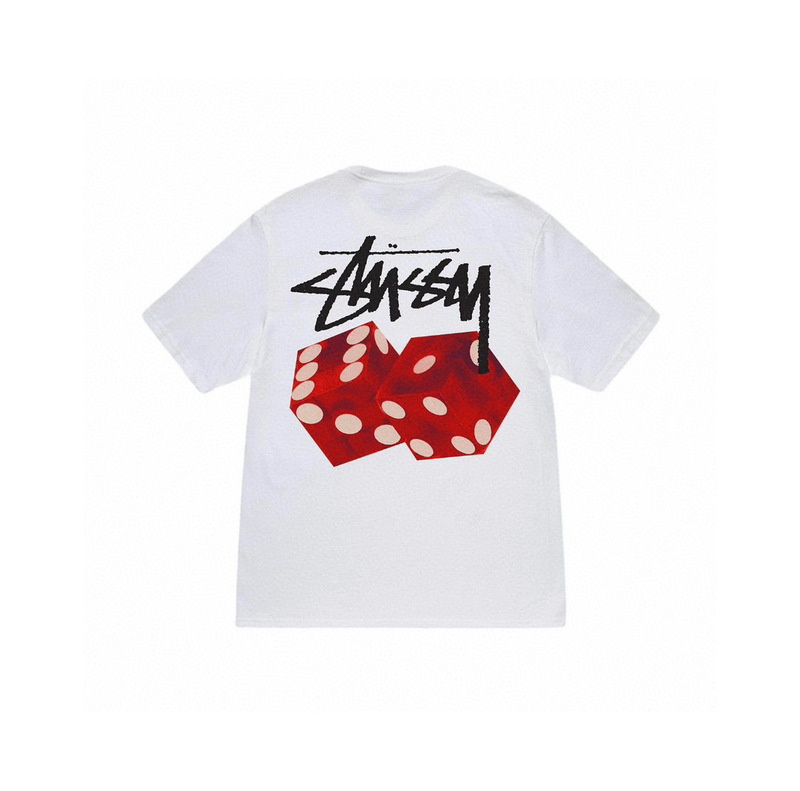 クロスボーダーのトレンドブランド stu スチュープリント半袖ルーズ男女兼用万能Tシャツカップル着用プリント学生半袖|undefined