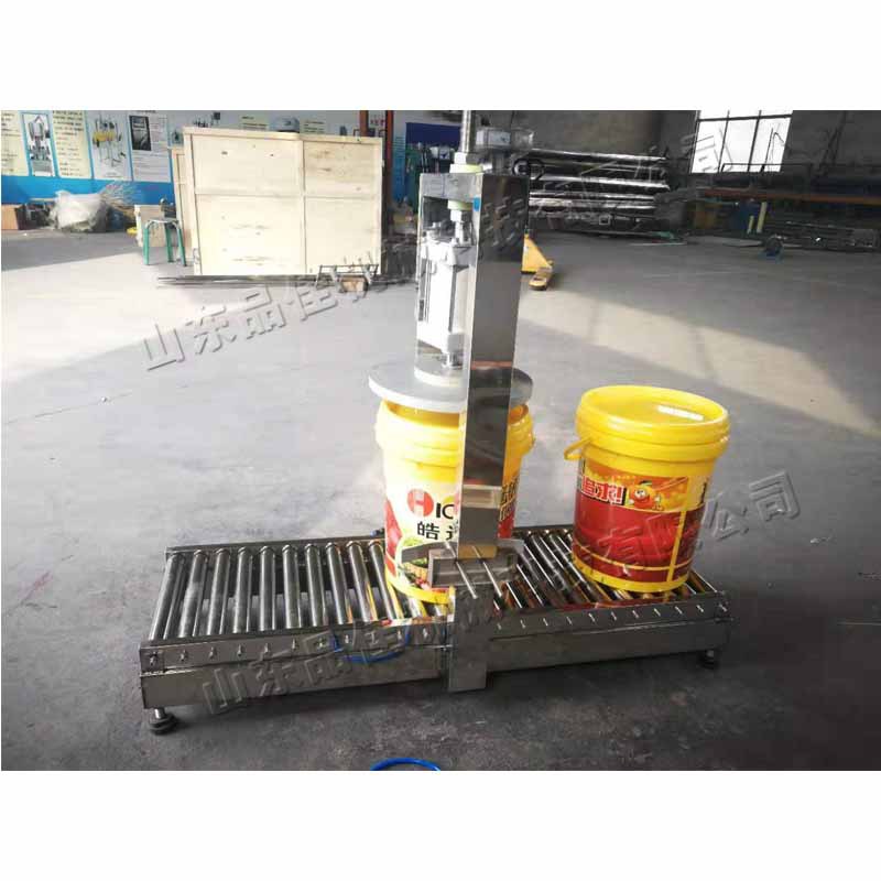 润滑油压桶盖机 涂料肥料塑料桶压盖机 气动大小油桶封盖机定做