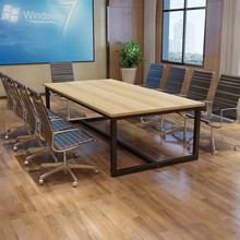 会议桌培训桌洽谈桌简易桌子现代办公桌会议室桌子工作台