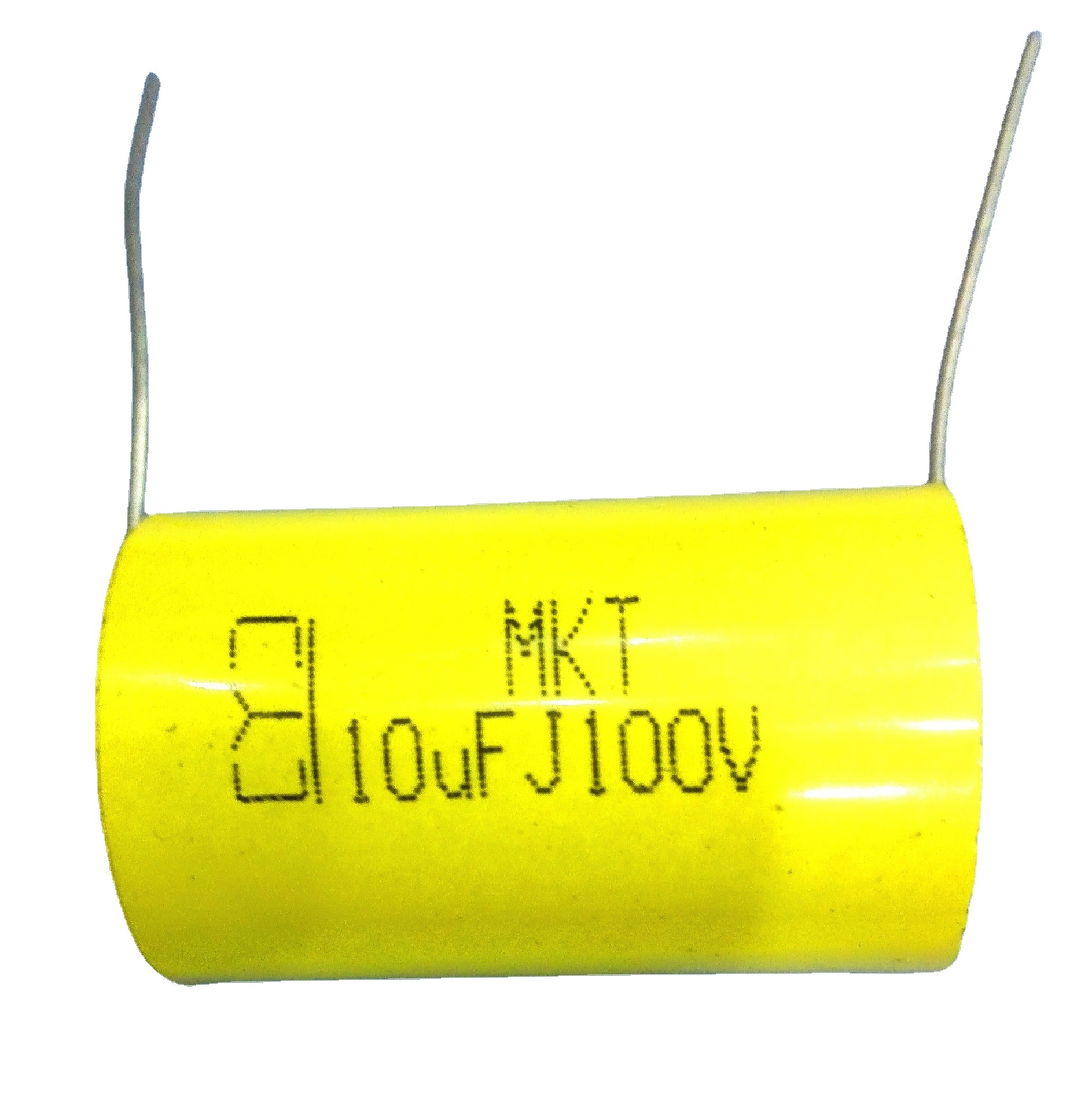 CL20轴向无感薄膜电容 106J  100V 10UF MKT音频电容 圆柱形