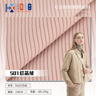 Spot Non-Elastic Super Fiber 8-Pit Straight Corduroy Fabric Fashion Clothing Home Textile Pillow Toy Cloth 2 Materials