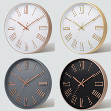 【12英寸30CM】静音挂钟创意时尚家用客厅立体数字简约钟表批发