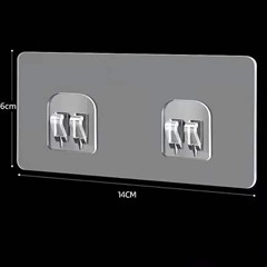 無痕貼片鐵藝置物架備用輔助貼粘膠片強力免打孔卡扣掛鈎配件批發