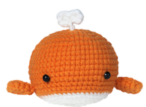 Orange whale