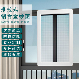 Self-Installed Sliding Mosquito-Proof Cat-Proof Aluminum Alloy Custom Diamond Mesh 304 Stainless Steel Screen Door