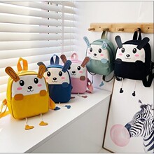 儿童包包1-3-5男童帆布双肩包卡通可爱女孩书包背包宝宝幼儿园