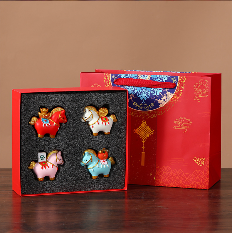 Year's Small Gifts, Zodiac Pony Creative Gift Ornaments, Year Of The Horse Cultural And Creative Mascots, Company Annual Meeting Gift Sets