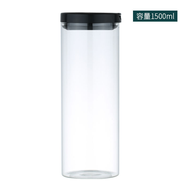 Tarro sellado café en polvo granos de café botella de vidrio frasco de almacenamiento snack azúcar frasco de frutas secas productos secos frasco de almacenamiento de vidrio