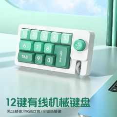 デジタル機械キーボードロッカーマクロ定義RGBホットプラグキーボードマクロ有線機械ゲームキーボードカスタム