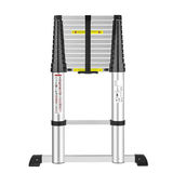 Один -то, что медленно бросает традиционную телескопическую лестницу алюминиевый сплав сгущенной прямой, портативная лестница с подъемной лестницей Лестница Домашняя лестница