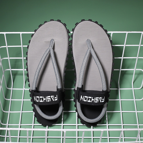 Summer new men's sandals dual-use outdoor casual beach shoes men's foreign trade lightweight slippers men's thin sole anti-slip