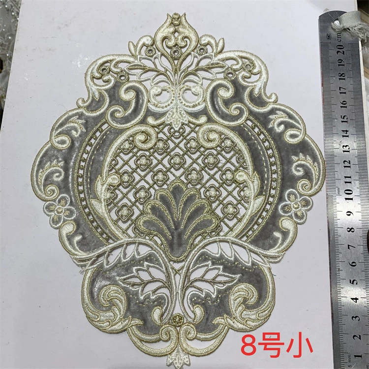 Cloth, sofa, sticker, pillow, decorative flowers, European style, with embroidery