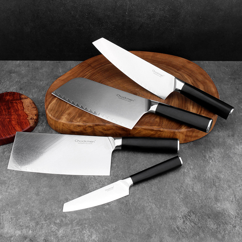 Chockmen Zhuo Deming VG10 Damasco acero cuchillo de cocina cuchillo de frutas de alta gama cuchillo japonés cuchillo