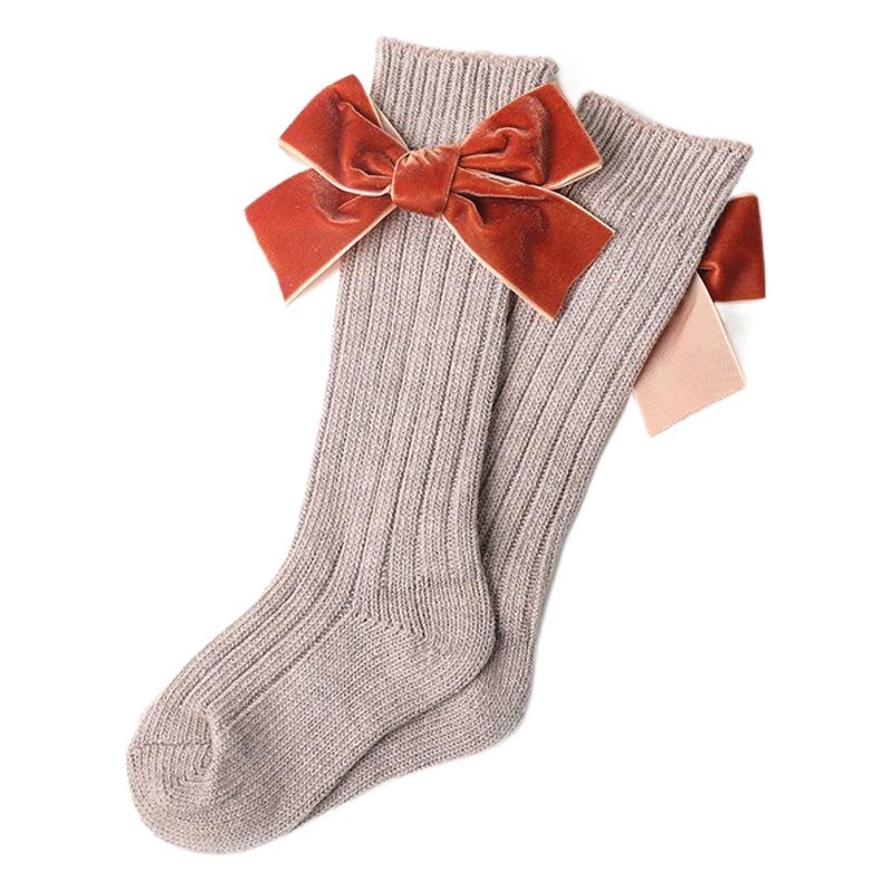 Calcetines PARA NIÑOS Calcetines de media pantorrilla de punto de otoño calcetines de algodón cálido para bebés calcetines de terciopelo calcetines para niños engrosados