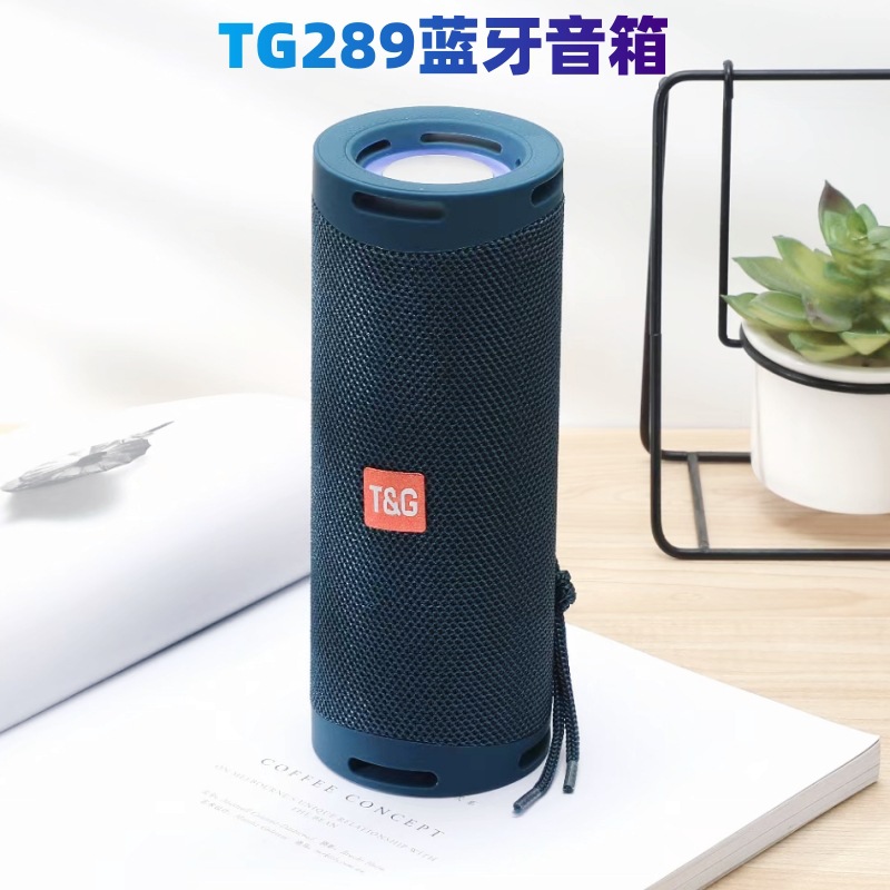 Transfronterizo TG289 altavoz Bluetooth LED lámpara deslumbrante impermeable teléfono móvil Bluetooth pequeño sonido computadora subwoofer altavoz de tarjeta