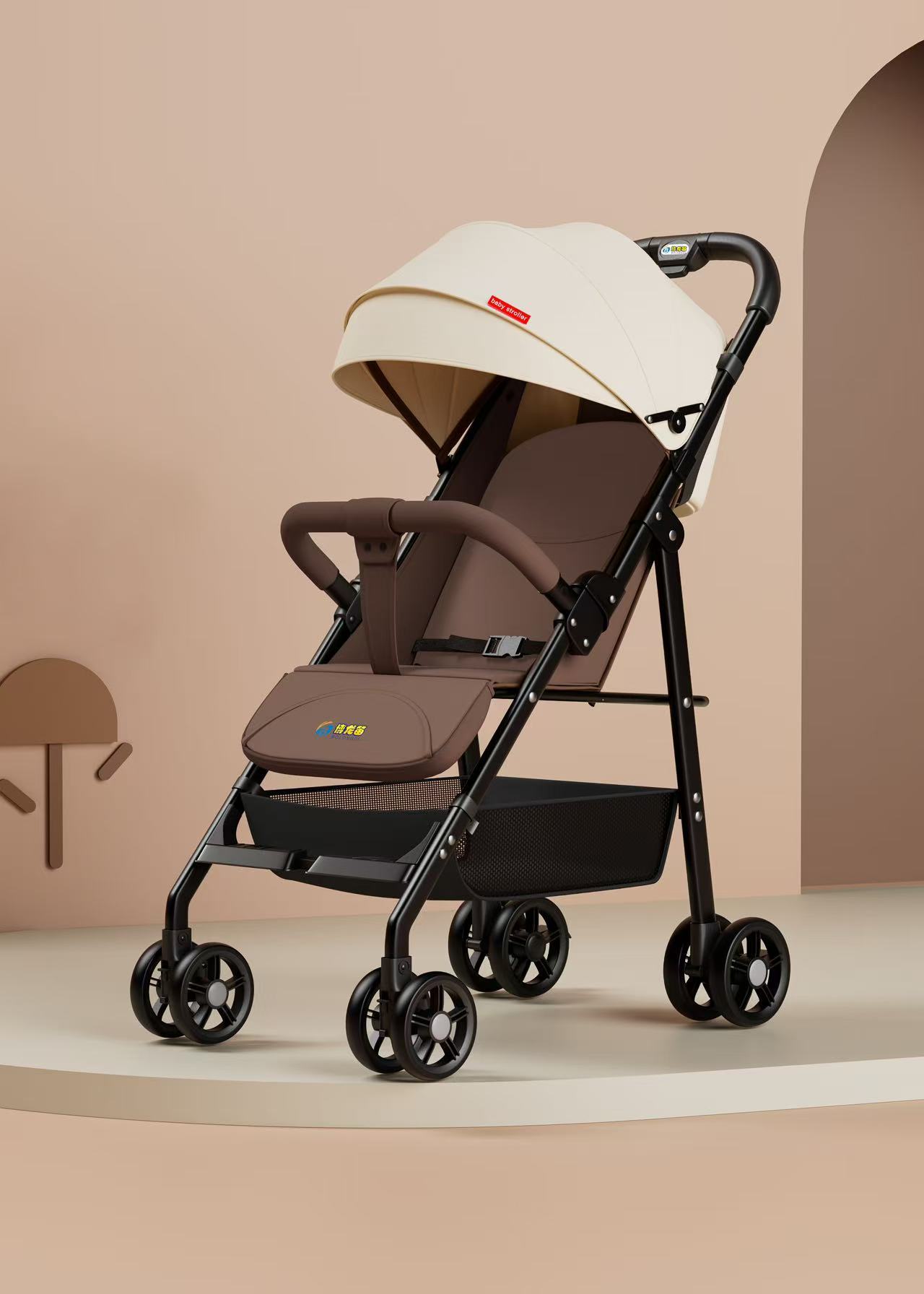 El cochecito de bebé puede sentarse y acostarse, portátil plegable, cochecito de paraguas para bebé, cochecito de cuatro ruedas, cochecito para niños