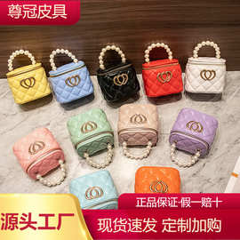 时尚水桶果冻包ladies handbags2025双扣心形装饰外贸单肩斜挎包